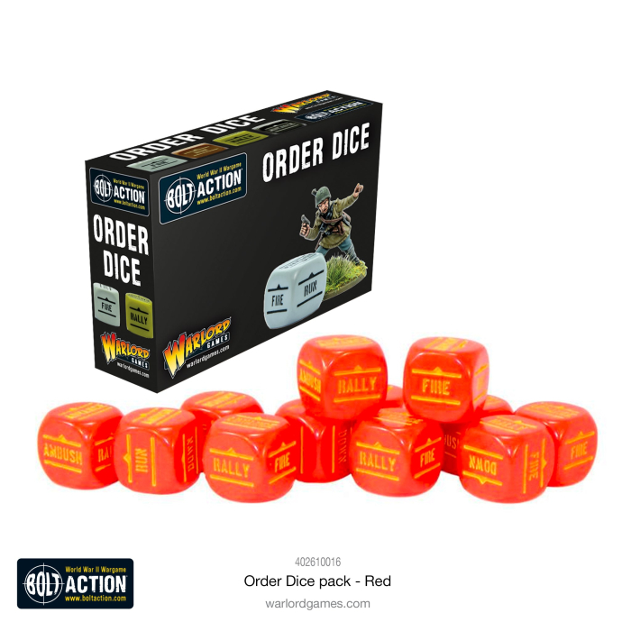 Bolt Action – Orders Dice – Rot
